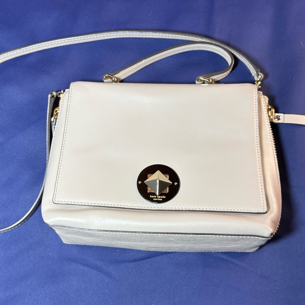 Kate Spade Varick Street Abbie Convertible Leather Satchel